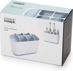Joseph Joseph Badkamer Easy-Store Tandenborstelorganiser Large - 16.8x8.4x12.6 Cm - Creme/licht Blauw -Badkamerartikelen Winkel 1200x1162 3