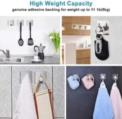 Merkloos Zelfklevende Handdoekhaakjes - Set Van 4 - Goud Kleurig - Voor Badkamer Of Keuken | Handdoekhaakjes Rvs | Handdoekhaakjes Goud Zelfklevend | Handdoekhaak Goud | Handdoek -Badkamerartikelen Winkel 1200x1164 1