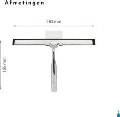 Douchewisser Met Ophanghaak En 2 Extra Strips - Raamwisser Voor Douche - Raamtrekker Chroom -Badkamerartikelen Winkel 1200x1169 3