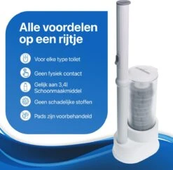 RevoBrush WC Borstel Met Houder Vrijstaand - Hygiënische Toiletborstel - Met 14x Pads 24 RevoBrush WC Borstel Met Houder Vrijstaand - Hygiënische Toiletborstel - Met 14x Pads -Badkamerartikelen Winkel 1200x1182 6