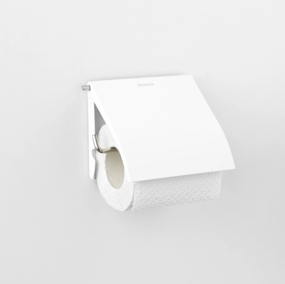 Brabantia ReNew WC Rolhouder - Met Klep - White 13 Brabantia ReNew WC Rolhouder - Met Klep - White - Afbeelding 11