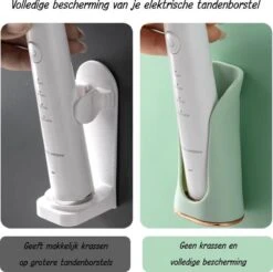 Happy Goodz Houder - Elektrische Tandenborstelhouder - GRIJS 1 Stuk - Flexibele Siliconen - Hangend Aan De Muur Zonder Boren - Geschikt Voor Oral-b & Philips Sonicare - Toothbrush Holder -Badkamerartikelen Winkel 1200x1196 10