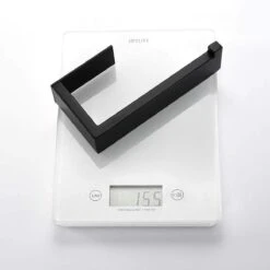 DesignX 3M™ Toiletrolhouder Zonder Boren Zwart Zelfklevend - WC Rolhouder - Matte - Papier - Houder - Incl. 3M Plakstrip -Badkamerartikelen Winkel 1200x1198 1