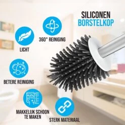 Strex Toiletborstel Siliconen Met Houder - Sneldrogend, Hygiënisch & Antibacteriële Werking - WC Borstel - Toilet Borstel Houder 14 Strex Toiletborstel Siliconen Met Houder - Sneldrogend, Hygiënisch & Antibacteriële Werking - WC Borstel - Toilet Borstel Houder -Badkamerartikelen Winkel 1200x1198 18