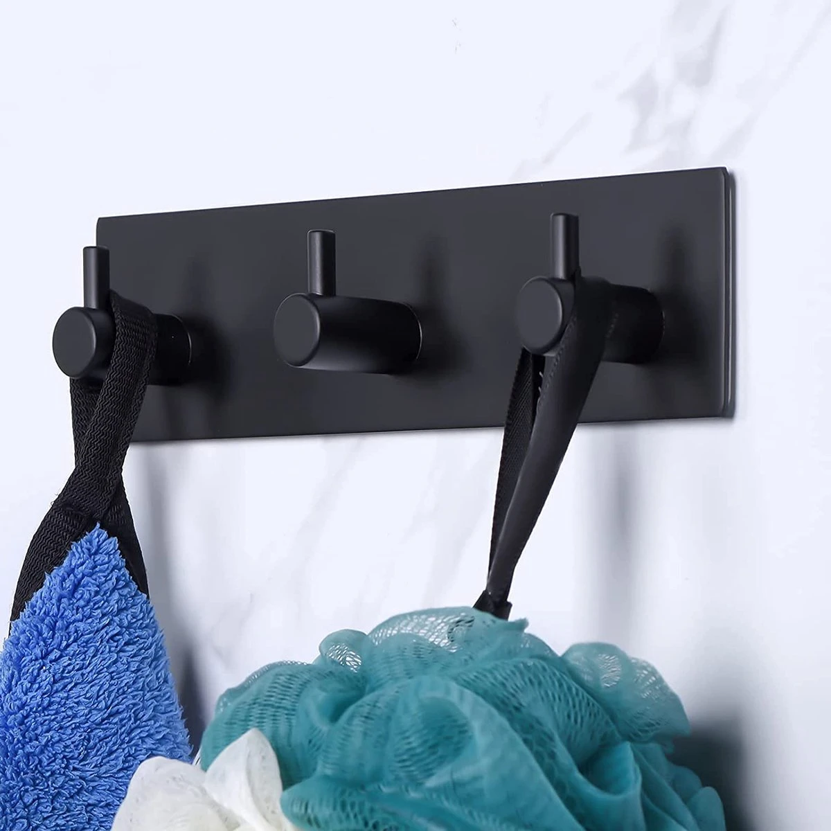 Merkloos Handdoekhaakjes - 3 In 1 Handdoekhaak - Wandhaak - Muurhaak - Zwart 11 Merkloos Handdoekhaakjes - 3 In 1 Handdoekhaak - Wandhaak - Muurhaak - Zwart - Afbeelding 9