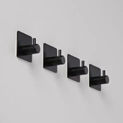 Handdoekhaakjes - Badkamer Zelfklevend – 4 Stuks – RVS - Zwart 14 Handdoekhaakjes - Badkamer Zelfklevend – 4 Stuks – RVS - Zwart -Badkamerartikelen Winkel 1200x1200 1083