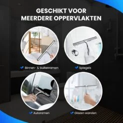 Douchewisser Met Ophangsysteem - Raamwisser - Raamtrekker - RVS - Extra Siliconen Strip -Badkamerartikelen Winkel 1200x1200 1102