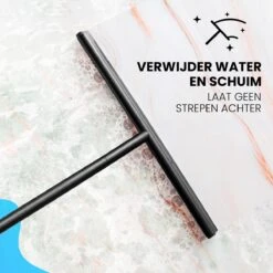 Vloertrekker Met Steel - Vloerwisser Voor In Badkamer - Watertrekker Douche - Douchewisser Zwart 13 Vloertrekker Met Steel - Vloerwisser Voor In Badkamer - Watertrekker Douche - Douchewisser Zwart -Badkamerartikelen Winkel 1200x1200 1119