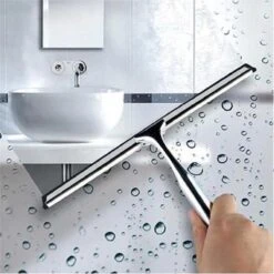 Aquafy Raamwisser RVS - Incl. Douchespons - Douchetrekker Voor Badkamer - Raamwisser Douche - Douchewisser RVS - Luxe Trekker Met Ophanghaak -Badkamerartikelen Winkel 1200x1200 1158