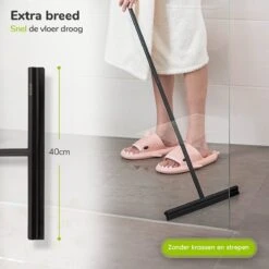 Vloerwisser - RVS - Vloertrekker Met Steel - Badkamer - Douchewisser Zwart - Douchetrekker 13 Vloerwisser - RVS - Vloertrekker Met Steel - Badkamer - Douchewisser Zwart - Douchetrekker -Badkamerartikelen Winkel 1200x1200 1165