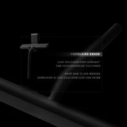 Douchewisser Zwart Met Ophangsysteem- Badkamer Accessoires- Raamwisser- Trekker Douche- Silicone- 21cm X 16cm -Badkamerartikelen Winkel 1200x1200 1179