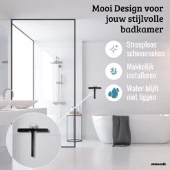 Mmoods Douchewisser Zwart - Douche Trekker Met Zuignap - Vloerwisser Badkamer - Vloertrekker RVS 11 Mmoods Douchewisser Zwart - Douche Trekker Met Zuignap - Vloerwisser Badkamer - Vloertrekker RVS -Badkamerartikelen Winkel 1200x1200 1183