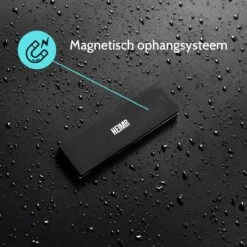 Douchewisser Zwart Met Magneetstrip - Badkamer Accessoires - Raamwisser - Trekker Douche - Silicone - 21cm X 20cm -Badkamerartikelen Winkel 1200x1200 1188