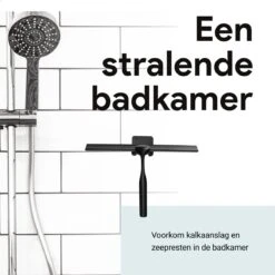 Douchewisser Met Ophanghaak En 2 Extra Strips - Raamwisser Voor Douche - Raamtrekker Zwart 23 Douchewisser Met Ophanghaak En 2 Extra Strips - Raamwisser Voor Douche - Raamtrekker Zwart -Badkamerartikelen Winkel 1200x1200 1203
