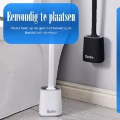 Flusive WC Borstel Met Houder Inclusief Ophangsysteem - Siliconen Toiletborstel - 2 Lifters - Flexibel - Zwart 16 Flusive WC Borstel Met Houder Inclusief Ophangsysteem - Siliconen Toiletborstel - 2 Lifters - Flexibel - Zwart -Badkamerartikelen Winkel 1200x1200 1244