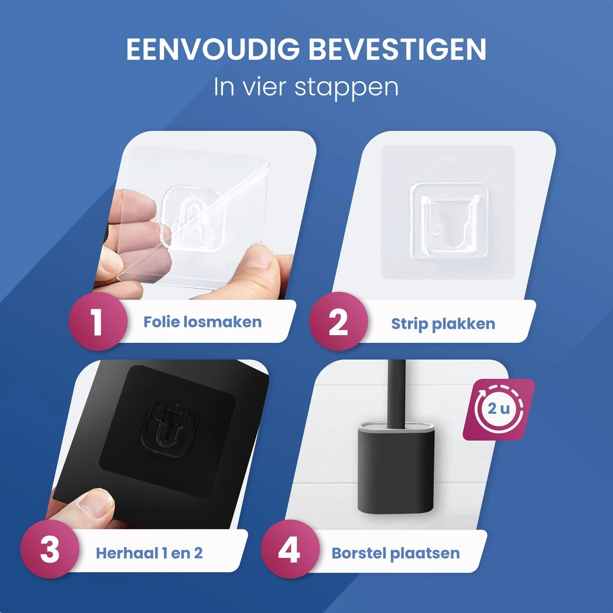 Roegaarden WC Borstel Met Houder – Toiletborstel – Siliconen – Vrijstaand En Hangend – Zwart 8 Roegaarden WC Borstel Met Houder – Toiletborstel – Siliconen – Vrijstaand En Hangend – Zwart - Afbeelding 6