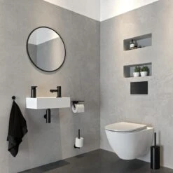 Tiger Noon Toiletborstel Met Houder Vrijstaand - Zwart 11 Tiger Noon Toiletborstel Met Houder Vrijstaand - Zwart -Badkamerartikelen Winkel 1200x1200 1438