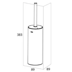 Tiger Noon Toiletborstel Met Houder Vrijstaand - Zwart 12 Tiger Noon Toiletborstel Met Houder Vrijstaand - Zwart -Badkamerartikelen Winkel 1200x1200 1439