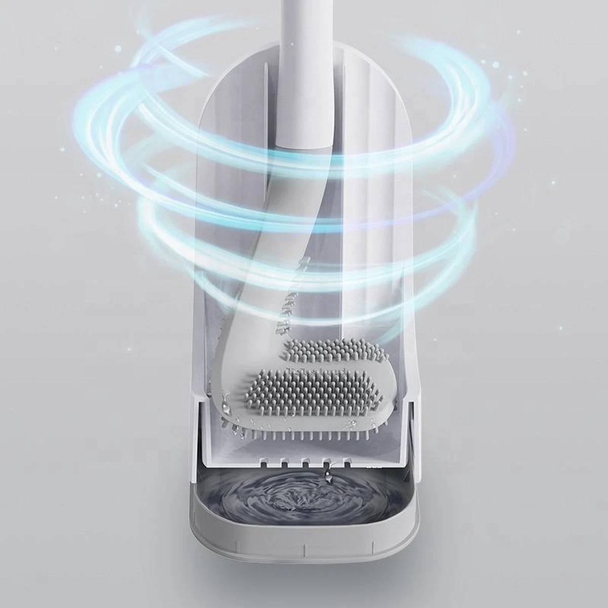 Bradey Toiletborstel Siliconen - WC Borstel Met Houder - Optimale Hygiëne - Golfclub-vorm - Komt In Alle Hoeken 17 Bradey Toiletborstel Siliconen - WC Borstel Met Houder - Optimale Hygiëne - Golfclub-vorm - Komt In Alle Hoeken - Afbeelding 15