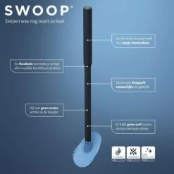 Tiger Tess - Toiletborstelhouder Vrijstaand Met Swoop® Borstel Flexibel - Zwart / Antraciet -Badkamerartikelen Winkel 1200x1200 1464