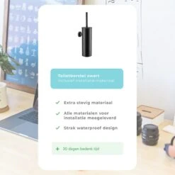 Homefy Toiletborstel Met Houder- Toiletborstel Zwart - Extra Hygiënisch - Inclusief Ophangsysteem - Zwart 10 Homefy Toiletborstel Met Houder- Toiletborstel Zwart - Extra Hygiënisch - Inclusief Ophangsysteem - Zwart -Badkamerartikelen Winkel 1200x1200 1468