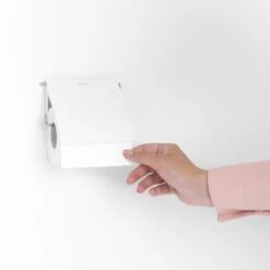 Brabantia ReNew WC Rolhouder - Met Klep - White 18 Brabantia ReNew WC Rolhouder - Met Klep - White -Badkamerartikelen Winkel 1200x1200 149