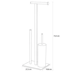 Sealskin Square Toiletbutler Vrijstaand - Toiletborstel Met Houder - Toiletrolhouder Zonder Klep - Reserverolhouder - Chroom -Badkamerartikelen Winkel 1200x1200 1554