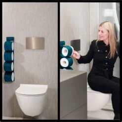 Reserverolhouder Hangend – Toiletrolhouder – Reserve Rolhouder – Zonder Boren – Rolhouder - Muur – Zwart - Antraciet - STOF & SPETTERVRIJ 16 Reserverolhouder Hangend – Toiletrolhouder – Reserve Rolhouder – Zonder Boren – Rolhouder - Muur – Zwart - Antraciet - STOF & SPETTERVRIJ -Badkamerartikelen Winkel 1200x1200 1567