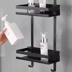 Merkloos Doucherek - Doucherek Zonder Boren - Doucherek Hangend - Zwart - RVS - Doucherekje - Badkamerrek - GRATIS DOUCHETIMER 14 Merkloos Doucherek - Doucherek Zonder Boren - Doucherek Hangend - Zwart - RVS - Doucherekje - Badkamerrek - GRATIS DOUCHETIMER -Badkamerartikelen Winkel 1200x1200 1659