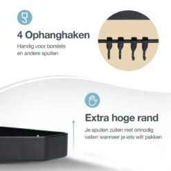 ACE Goods® Doucherek Zwart Hangend – Badkamerrek – Doucherek 2 Laags – Badkamerrekje Hoekrek Douche – Inclusief Haakjes 13 ACE Goods® Doucherek Zwart Hangend – Badkamerrek – Doucherek 2 Laags – Badkamerrekje Hoekrek Douche – Inclusief Haakjes -Badkamerartikelen Winkel 1200x1200 1688