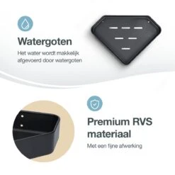 ACE Goods® Doucherek Zwart Hangend – Badkamerrek – Doucherek 2 Laags – Badkamerrekje Hoekrek Douche – Inclusief Haakjes 14 ACE Goods® Doucherek Zwart Hangend – Badkamerrek – Doucherek 2 Laags – Badkamerrekje Hoekrek Douche – Inclusief Haakjes -Badkamerartikelen Winkel 1200x1200 1689