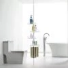 Hoppa! Telescopisch Doucherek Zonder Boren / Uitschuifbaar Douche Rek Van 85-305 Cm - Badopbergrek - Wit -Badkamerartikelen Winkel 1200x1200 1702