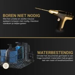 HGMD® Doucherek Zonder Boren - 1 Stuk - Zwart - Zelfklevend Doucherek –Badkamerrek - Badrek - Keukenrek - Doucherek Hangend – Badkamer Accessoires - Kruidenrek 13 HGMD® Doucherek Zonder Boren - 1 Stuk - Zwart - Zelfklevend Doucherek –Badkamerrek - Badrek - Keukenrek - Doucherek Hangend – Badkamer Accessoires - Kruidenrek -Badkamerartikelen Winkel 1200x1200 1717