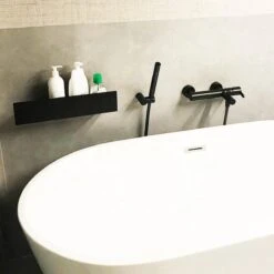 Doucherek Zwart - Shampoo Rek - RVS - Eenvoudig Te Monteren -Badkamerartikelen Winkel 1200x1200 1782