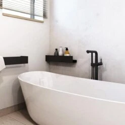 Doucherek Zwart - Shampoo Rek - RVS - Eenvoudig Te Monteren -Badkamerartikelen Winkel 1200x1200 1784