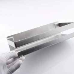 Merkloos Doucherek Zilver - Douche Rek - Zelfklevend - Badkamer Planchet - Inclusief Montageset -Badkamerartikelen Winkel 1200x1200 1791