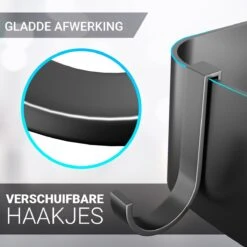 Doucherek 2 Stuks - Douchemand - Hangend Hoek - Telescopisch - Zonder Boren - Zwart - RVS 16 Doucherek 2 Stuks - Douchemand - Hangend Hoek - Telescopisch - Zonder Boren - Zwart - RVS -Badkamerartikelen Winkel 1200x1200 1812