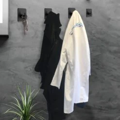 Dubbele Doucherek Zwart Zonder Boren – Sterke Lijmbasis - Badkamer Rek – Hoek – Doucherekjes – Incl. Schroeven – Incl. 2 Haken -Badkamerartikelen Winkel 1200x1200 1877