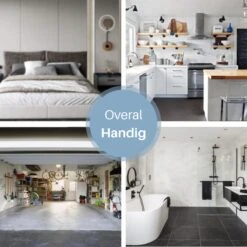 Doucherek Hangend - Ophangbaar Doucherek - Mat Zwart - Badkamerrek - Zonder Boren - Doucherek Aan Douchewand - Doucherekje -Badkamerartikelen Winkel 1200x1200 1884