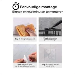 HGMD® Doucherek Zonder Boren - RVS - Zelfklevend Doucherek –Badkamerrek - Badrek - Keukenrek - Doucherek Hangend – Badkamer Accessoires - Kruidenrek 13 HGMD® Doucherek Zonder Boren - RVS - Zelfklevend Doucherek –Badkamerrek - Badrek - Keukenrek - Doucherek Hangend – Badkamer Accessoires - Kruidenrek -Badkamerartikelen Winkel 1200x1200 1901