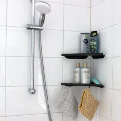 Vannons - Doucherek - Doucherek Hangend - Doucheplankje - Metaal - Set Van 2 - Zwart 13 Vannons - Doucherek - Doucherek Hangend - Doucheplankje - Metaal - Set Van 2 - Zwart -Badkamerartikelen Winkel 1200x1200 2035