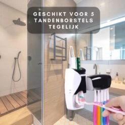 Tandpasta Dispenser - Tandenborstel Houder - Tandpasta Knijper - Tube Knijper - Tandpasta Houder - Geschikt Voor Elektrische Tandenborstel -Badkamerartikelen Winkel 1200x1200 2086