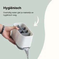 Merkloos Tandenborstelhouder Vrijstaand - Badkamer Organizer Met Lekbak - Badkamer Accessoires - 6 Sorteervakken - Tandenborstel - Wit Met Zwart 11 Merkloos Tandenborstelhouder Vrijstaand - Badkamer Organizer Met Lekbak - Badkamer Accessoires - 6 Sorteervakken - Tandenborstel - Wit Met Zwart -Badkamerartikelen Winkel 1200x1200 2091