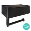 Toiletrolhouder Met Bakje – WC Rolhouder Zwart - Toiletrolhouder Met Extra Opbergruimte -Badkamerartikelen Winkel 1200x1200 21