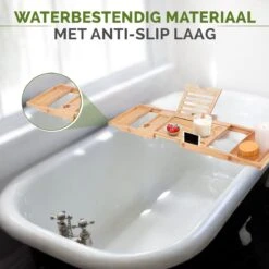 Krexs - Badplank – Badbrug - Badplank Voor In Bad – Badrekje - Badtafel - Badkuip Plank - Bamboe Badplank -Badkamerartikelen Winkel 1200x1200 2161