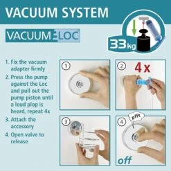 WENKO Vacuum-Loc Toiletrolhouder Milazzo Chroom - WC Rolhouder - Bevestigen Zonder Boren -Badkamerartikelen Winkel 1200x1200 219