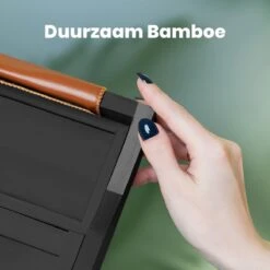 RelaxTub® Badplank - Badplank Voor In Bad - Badrek - Verstelbaar - Anti Slip - Badplank Zwart - Badplank Hout - Badrekje Inclusief Boekenhouder, Tablethouder & Spiegel -Badkamerartikelen Winkel 1200x1200 2211