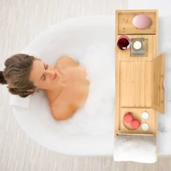 Sleepydays Luxe Badplank – Badplank Voor In Bad – Badrek - Uitschuifbaar - 75-100 Cm -Badkamerartikelen Winkel 1200x1200 2214