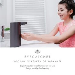 101Products Automatische Zeepdispenser - USB Oplaadbaar - Zeepdispenser Met Sensor - Zeeppompje - Zwart -Badkamerartikelen Winkel 1200x1200 2323