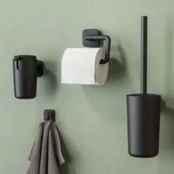 Tiger Carv - Toiletrolhouder Zonder Klep - Zwart -Badkamerartikelen Winkel 1200x1200 324